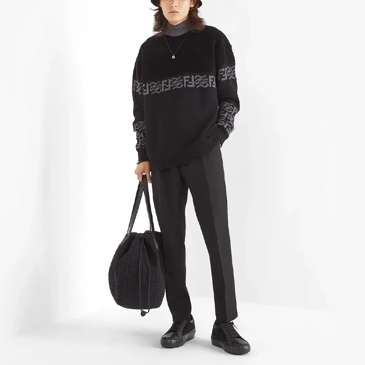 FENDI Sweaters Men Black-2