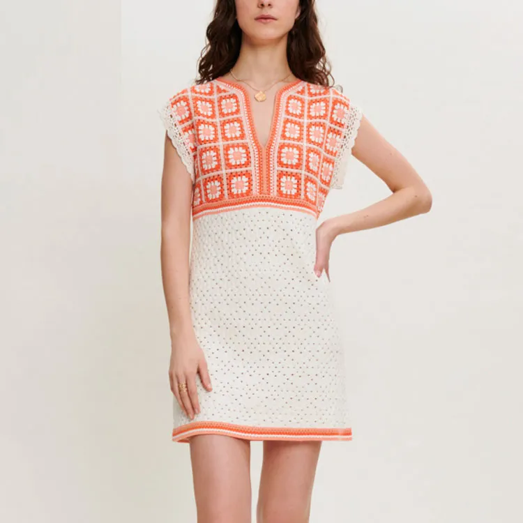 Maje Sleeveless Dresses Women's Orange-2