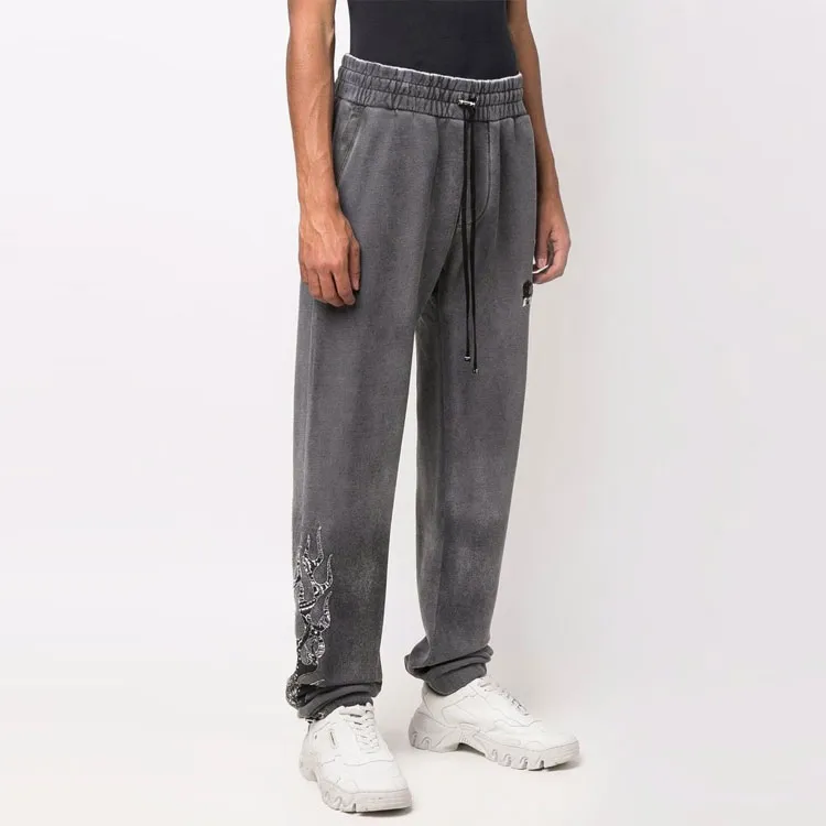 AMIRI Knitted Sweatpants Men Gray-2