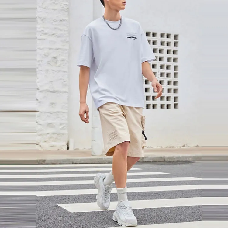 LiNing CF Cargo Shorts Men's Plain Khaki-3