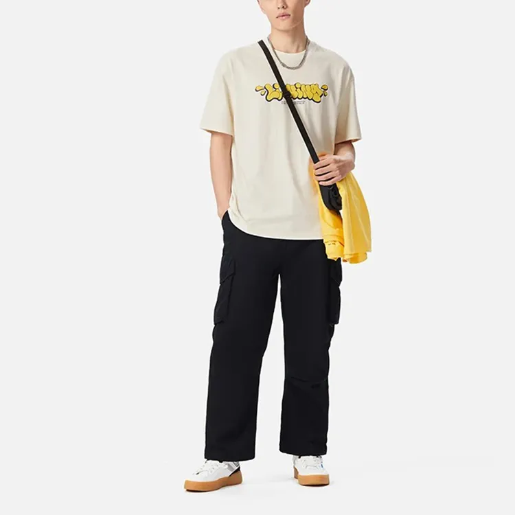LiNing Skateboard T Shirt Men's Ecru-2