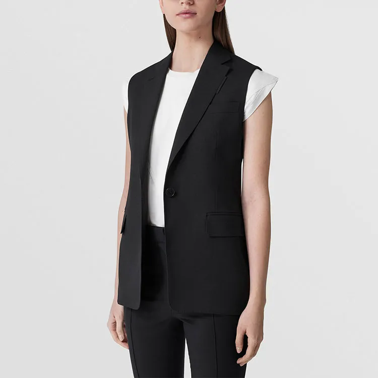 Burberry Sleeveless Tailored Jacket-3