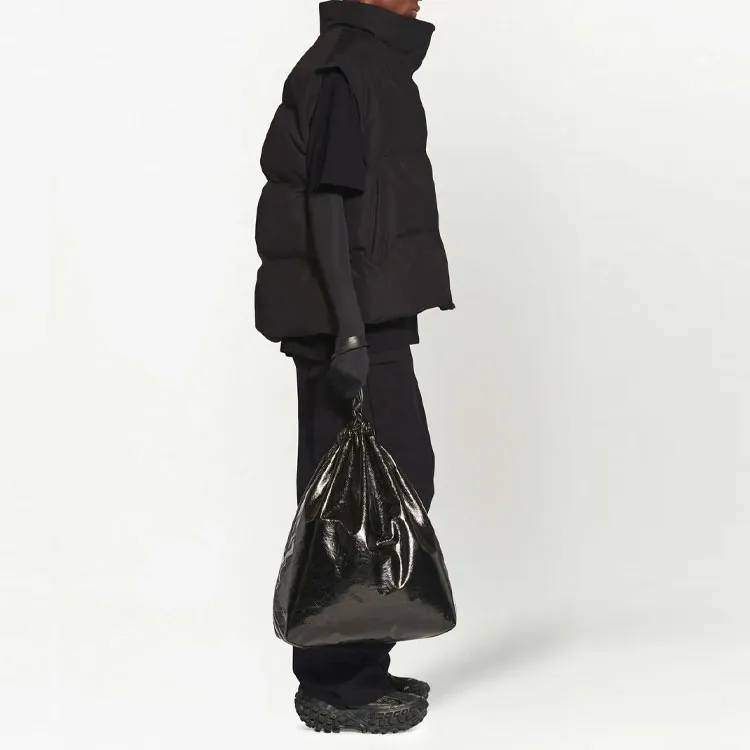 Balenciaga FW22 Vest Loose Fit Style Men's Black-3
