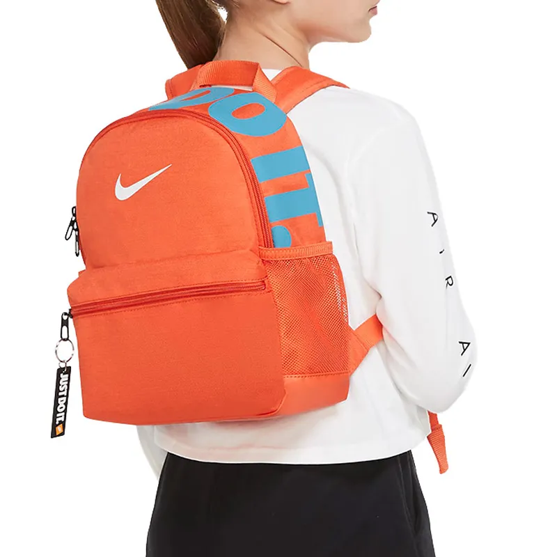 Nike Fabric Backpack Mini Unisex Orange Red-3