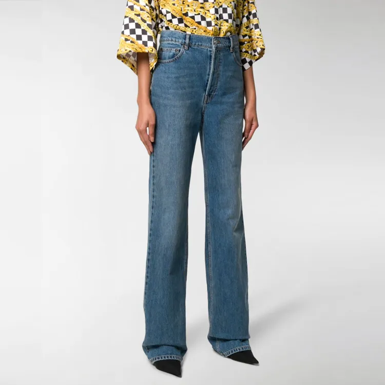 Balenciaga Jeans Women's Blue-4