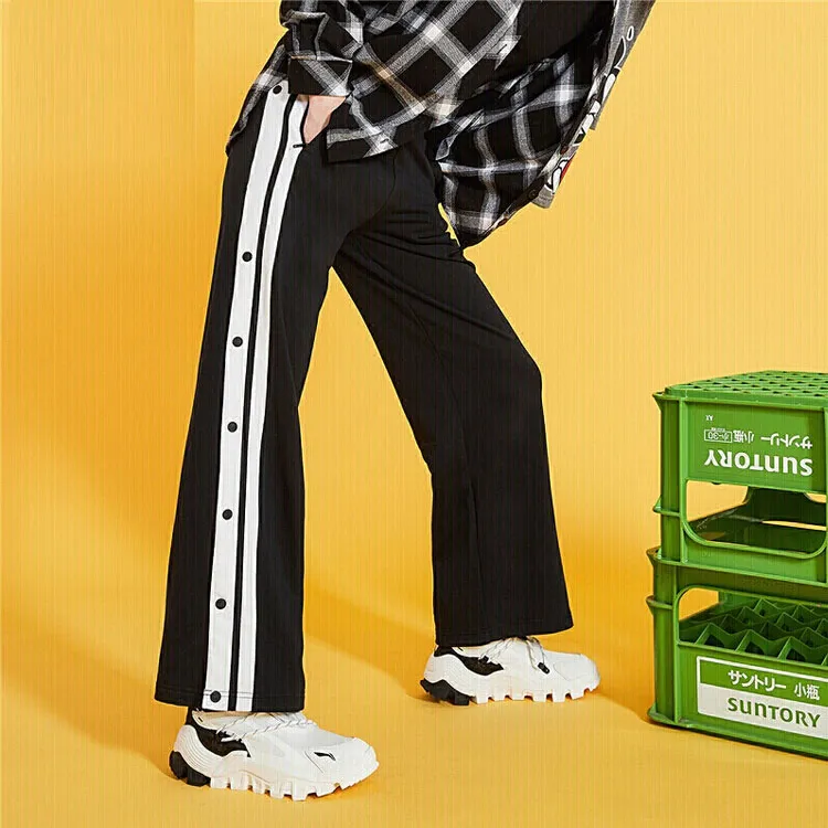 Disney X LINING Disney Knitted Sweatpants Women's Black-3