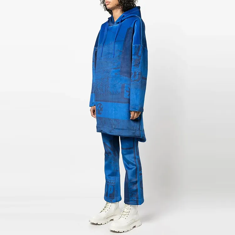 Y 3 Sweatshirts Women's Blue-3