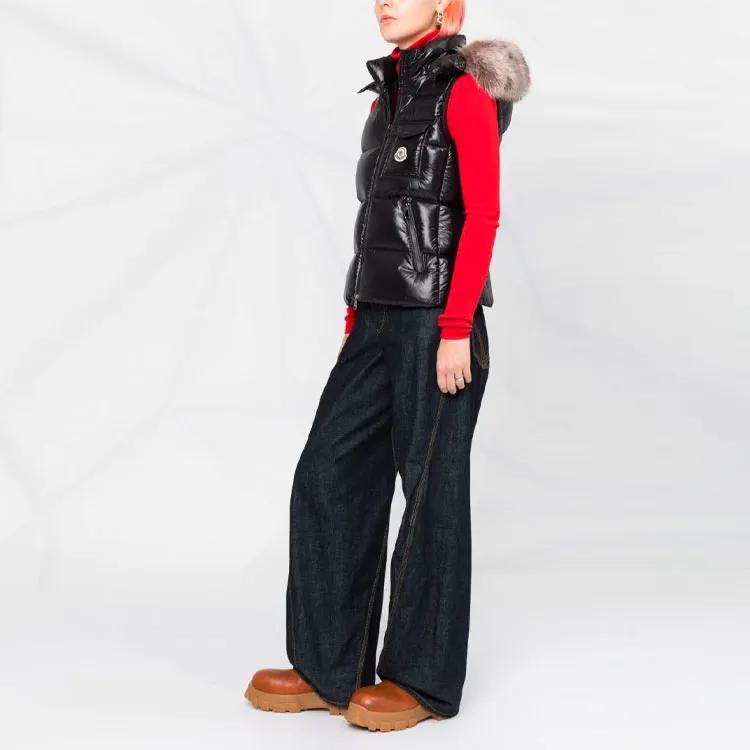 Moncler Vests Women's Black-3