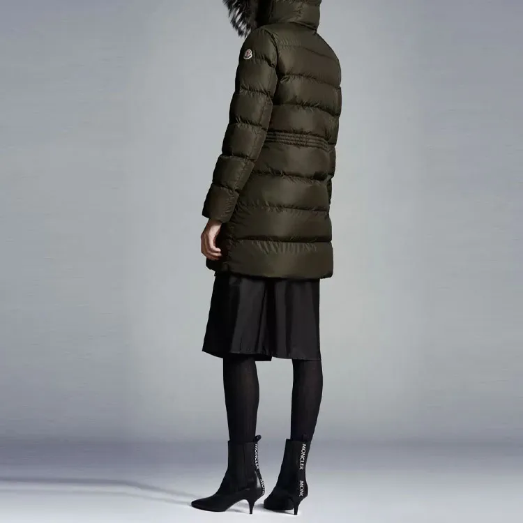Moncler Aphroti Series Down Jacket Women's Army Green-2