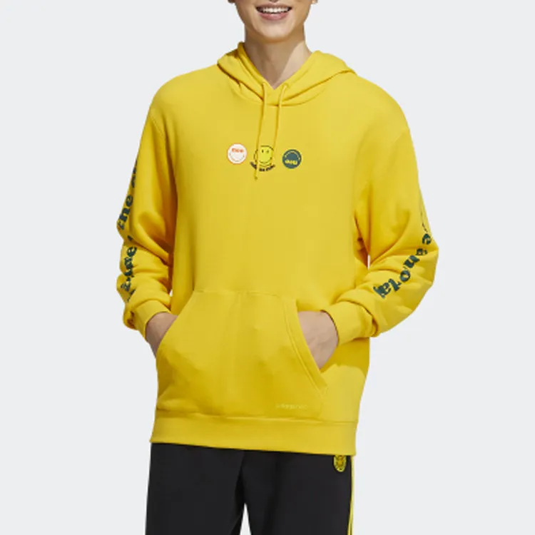 Smiley X Adidas Neo Sweatshirts Men Yellow-1