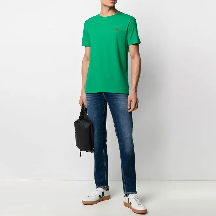 Polo Ralph Lauren Logo Embroidered Crewneck T Shirt-2