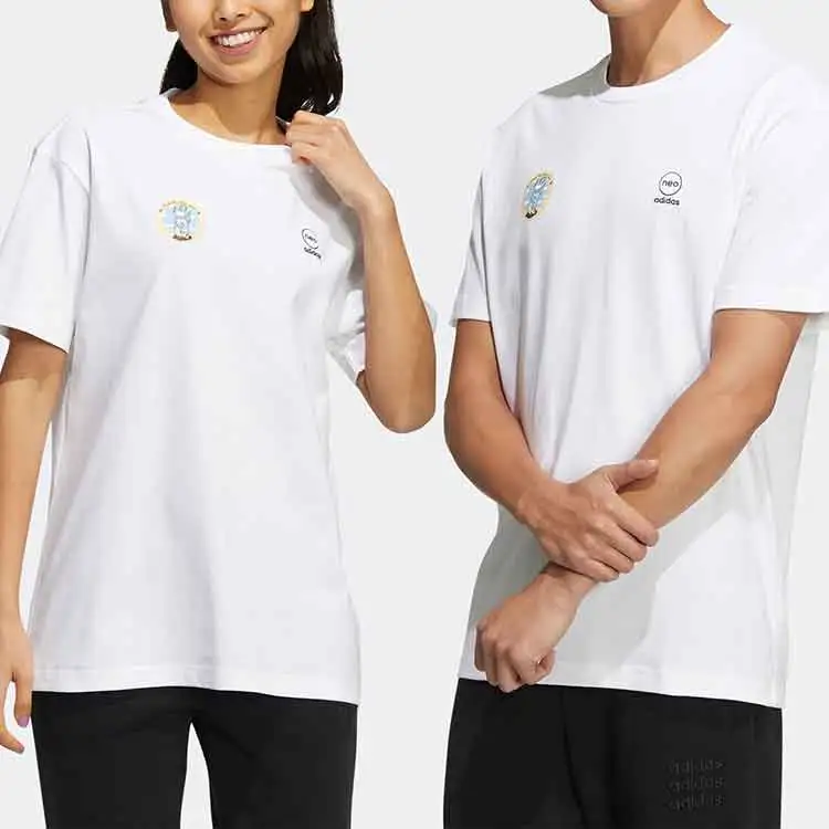 Adidas Neo T Shirt Unisex White-3