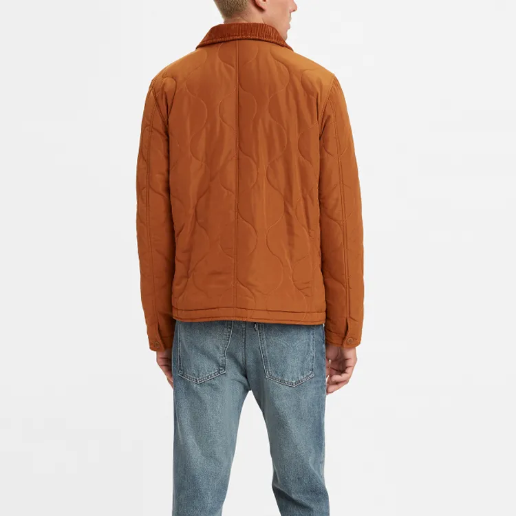 Levi's Puffer Jacket Men's Orange-3