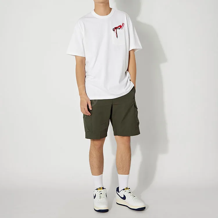 Jordan Set-in Sleeve T-Shirt Men's White-3