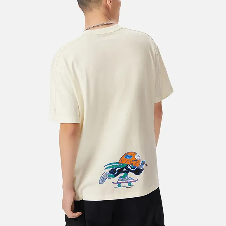 LiNing Skateboard T Shirt Men's Ecru-3