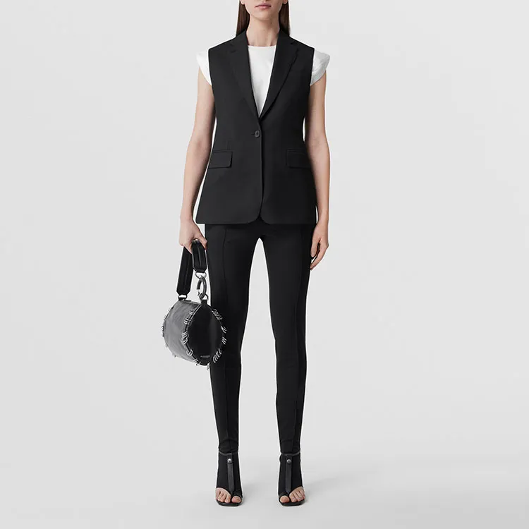 Burberry Sleeveless Tailored Jacket-4