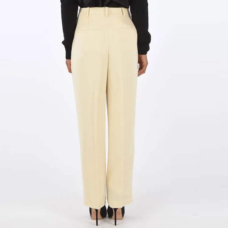 Burberry Casual Pants Women's Beige-3