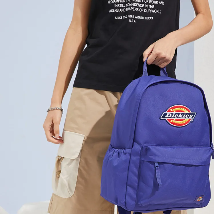Dickies Canvas Backpack Regular Unisex Dark Blue Purple-3