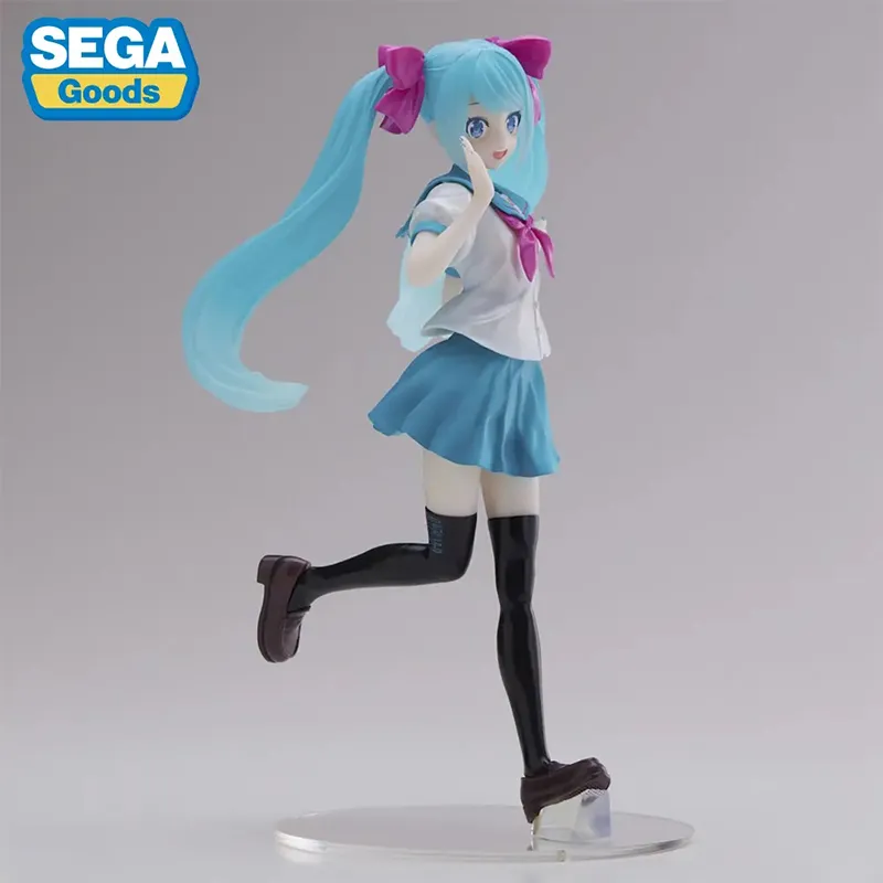 SEGA Hatsune Miku Luminasta VOCALOID 16th Anniversary KEI Ver. Blue Scale Figures 18cm-3
