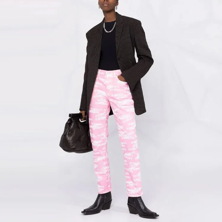 Vetements Jeans Women's Pink-3