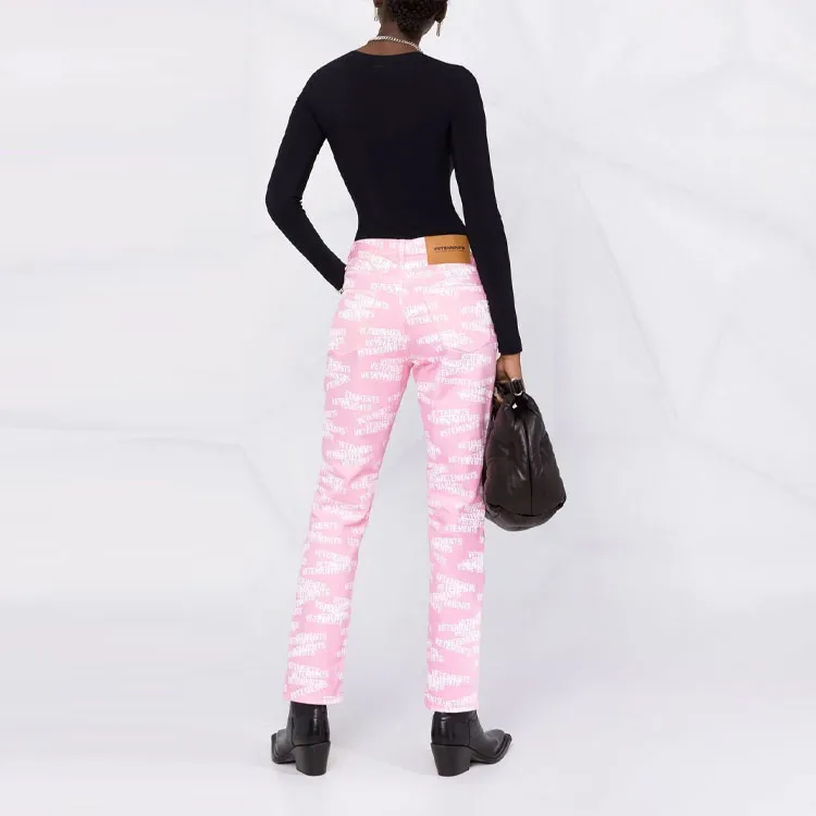 Vetements Jeans Women's Pink-1
