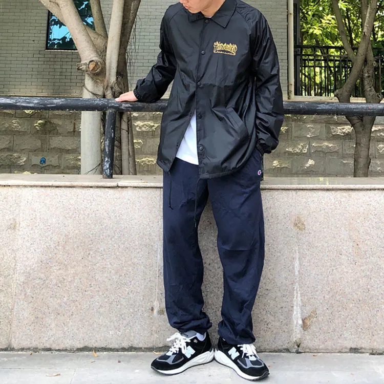 Thrasher Jacket US Version Unisex Black-4