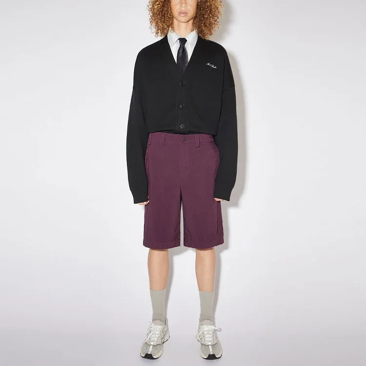 Acne Studios Casual Shorts Men's Umber Red-1