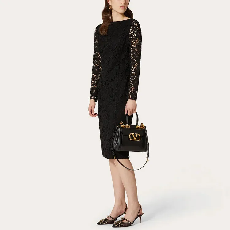 Valentino Lace Midi Dress-2
