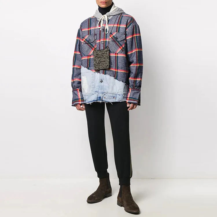 GREG LAUREN Jackets Men Blue-1