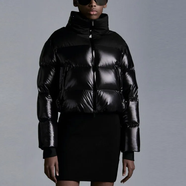 Moncler Women's Jasione Short Down Jacket Black-2