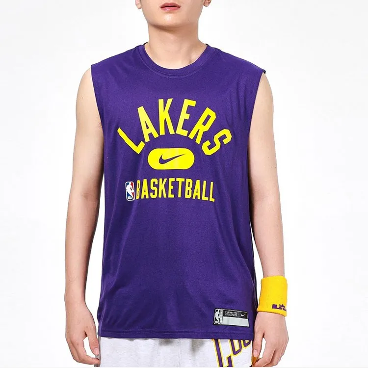 Nike T Shirts Men Purple-3
