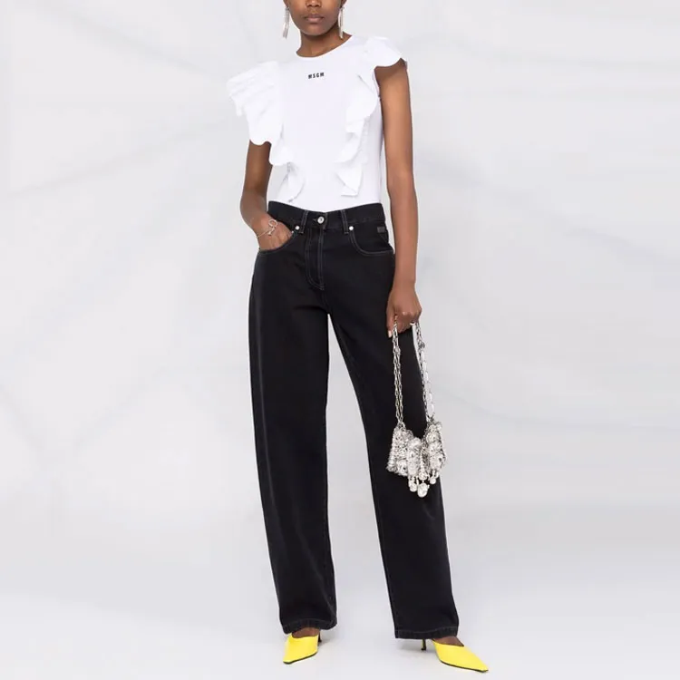 MSGM Jeans Women's Black-2