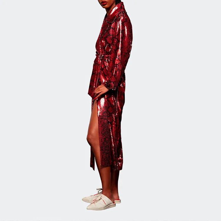 Adidas Ivy Park Sequined Duster Red/Black-4