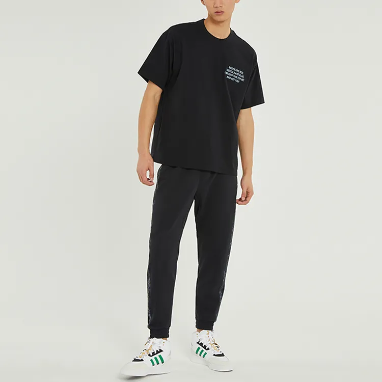 Adidas Originals Trefoil T-Shirts Men Black-3