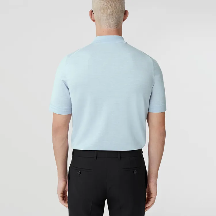 Burberry SS22 Polo Shirt Men's Light Blue-2