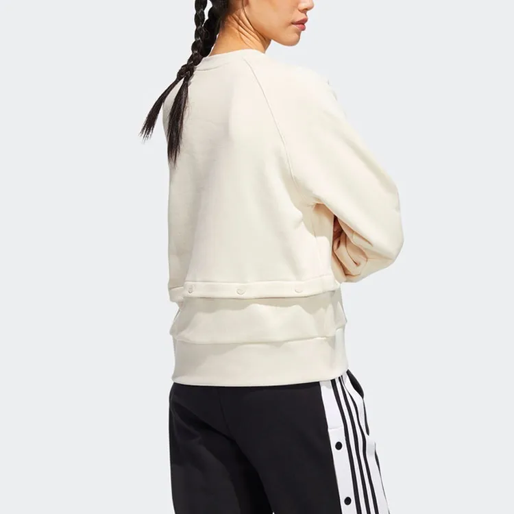 Adidas Originals Sweatshirt Women's Yellow White-2