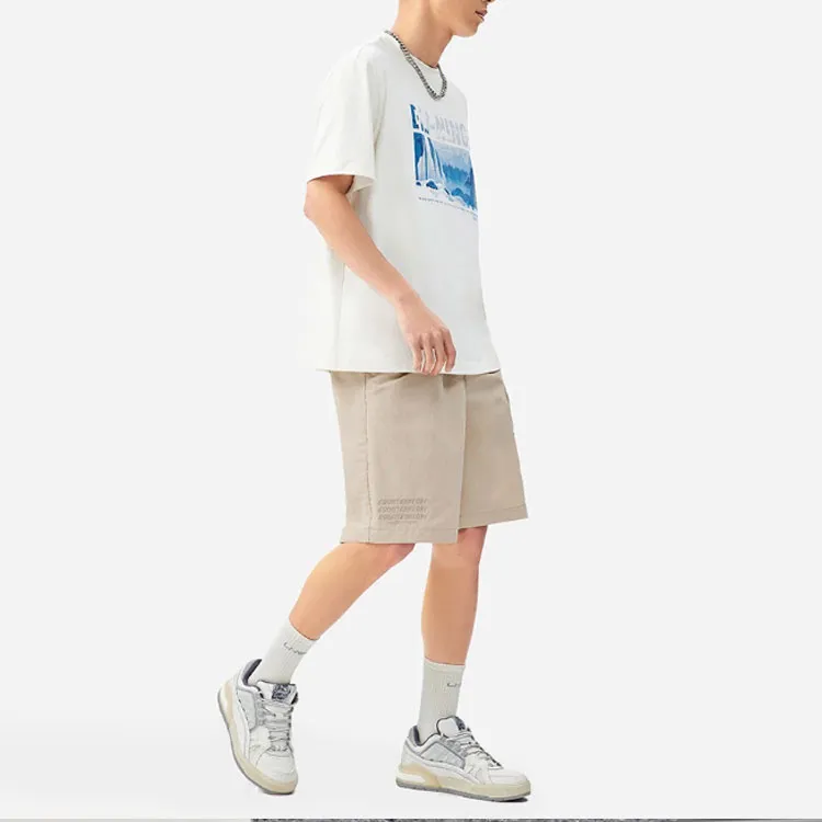 LiNing CF Cargo Shorts Men's Plain Khaki-2