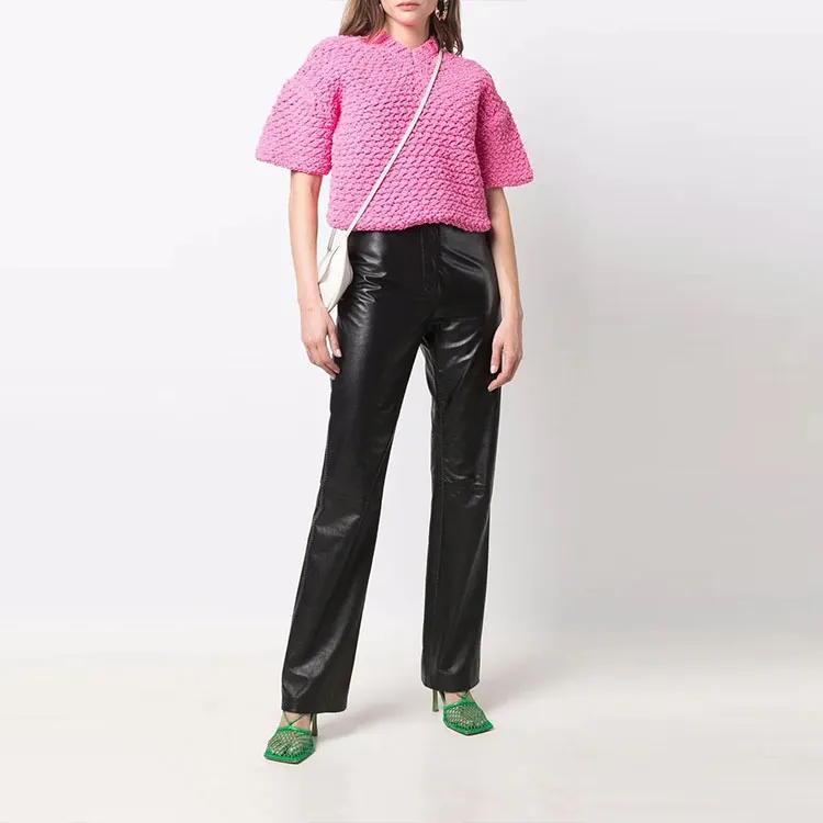 Bottega Veneta SS22 Loose Fit Sweater Women's Pink-1