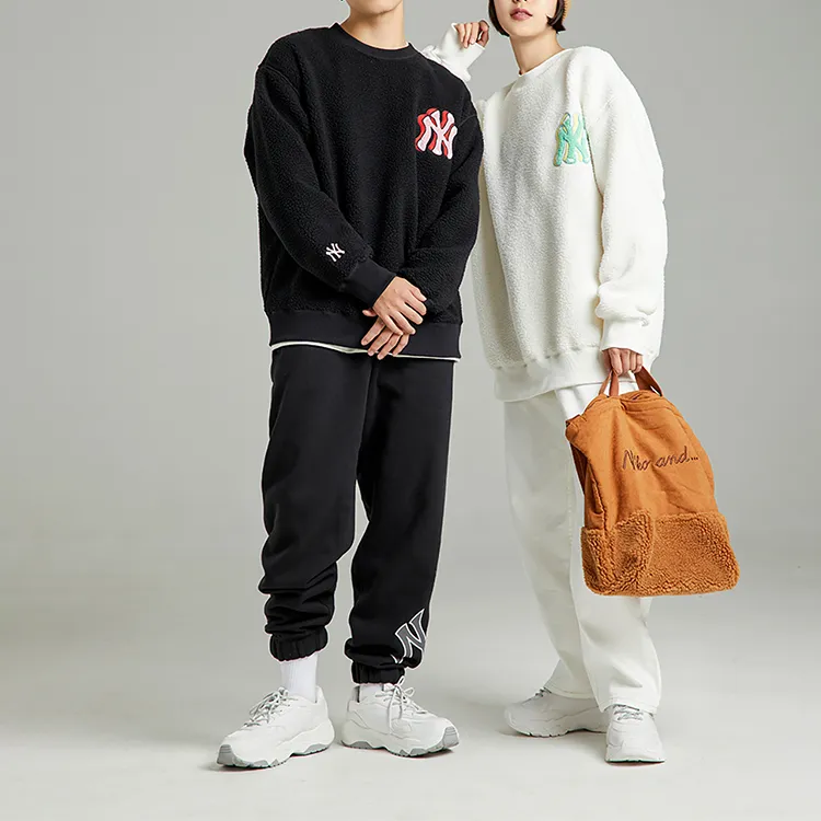 MLB Like Series Sweatshirts Unisex Cream-2