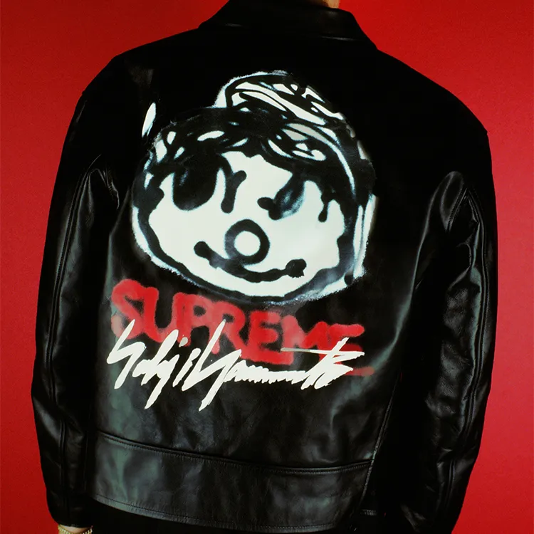 Supreme Yohji Yamamoto Leather Work Jacket-4
