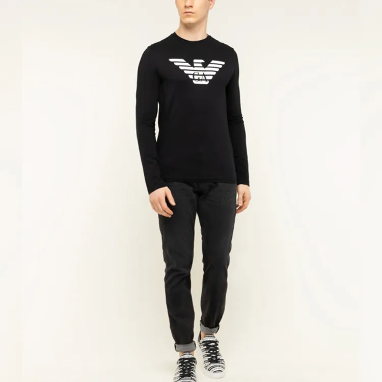 EMPORIO ARMANI T Shirts Men Black-4