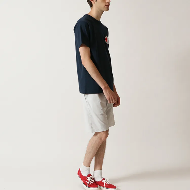 Champion T Shirt Unisex Dark Blue Japan Version-3