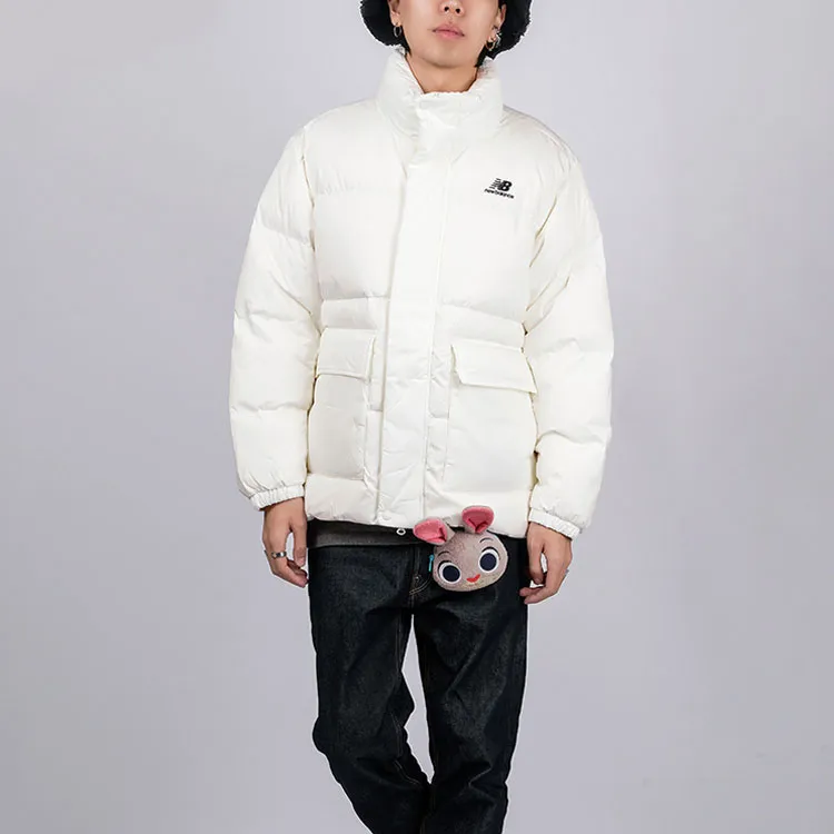 New Balance Down Jackets Unisex Ivory White-2