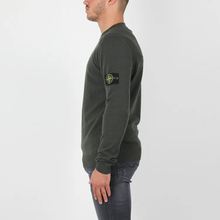 STONE ISLAND Sweaters Men Green Musk-3
