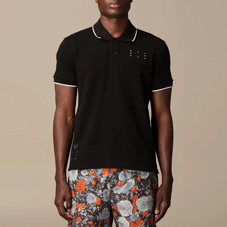 McQ Alexander McQueen Polo Shirts Men Black-2