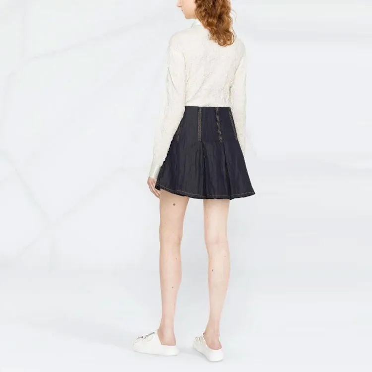 Bottega Veneta Pleated Mini Skirt-2