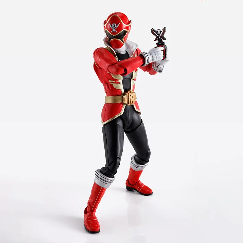 BANDAI S.H.Figuarts Real Bone Carving Technique One Piece Pirate Warriors Fast Red Action Figures 14.5cm-3