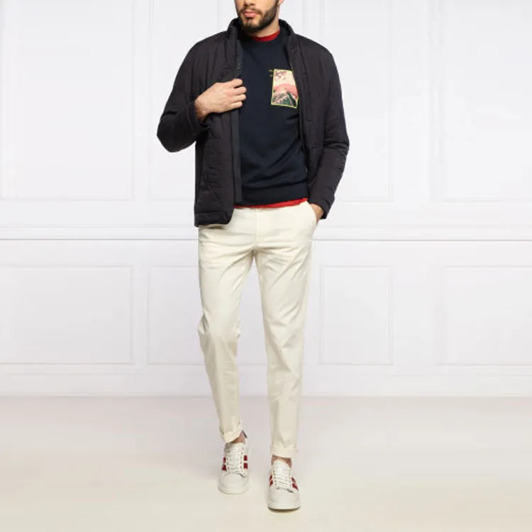 Zzegna Sweatshirts Men Dark Blue-3