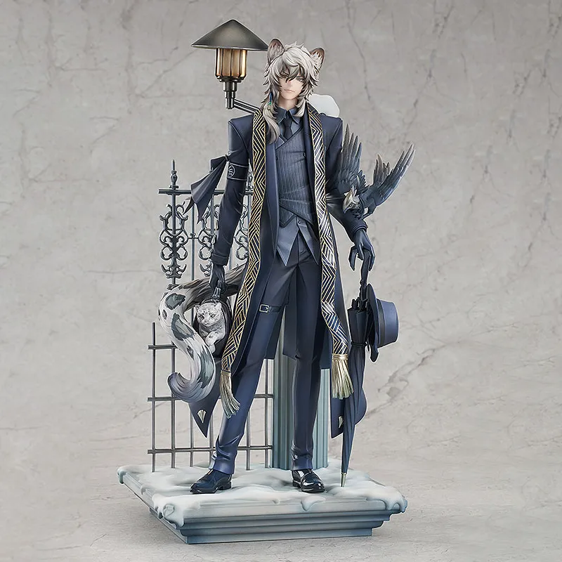 GSC Arknights Characters Liang Xiao Sculpture Beauty Arknights York's Bitter Wind Ver. Silver Gray Scale Figures 28cm-3