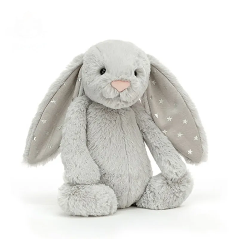 JELLYCAT Bashful Shimmer Bunny Plush Toy-1
